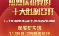 20大解讀與現代化強國建設新戰略深度研習班