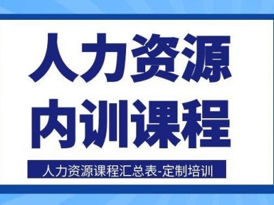人力資源內訓課題匯總表