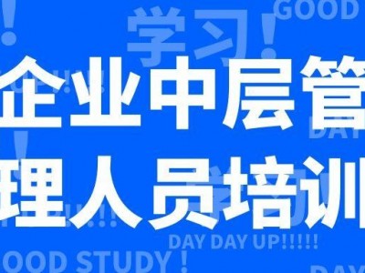 企業中層管理人員培訓專題